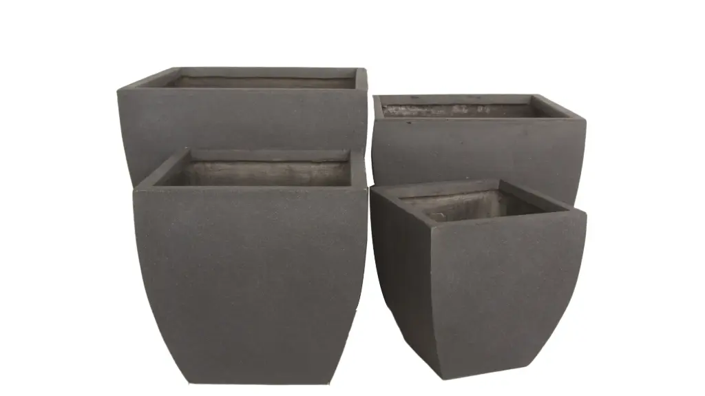 Classic Square Planter Set - Slate