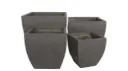 Classic Square Planter Set - Slate