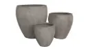 Classic Round Planter Set - Natural