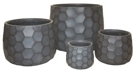 Honeycomb Tapered Planter Set