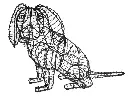 Cavalier, Sitting - 16"  (Frame)