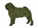 Pug - 18" (Mossed)