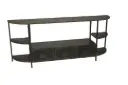 Aged Industrial 2 Tier Shelf System