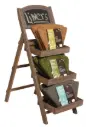 Three-Tier Ladder Shelf