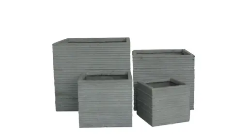 [BRAUN] Cube Planter Set - Natural