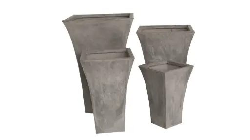 [BRAUN] Flared Planter Set - Natural