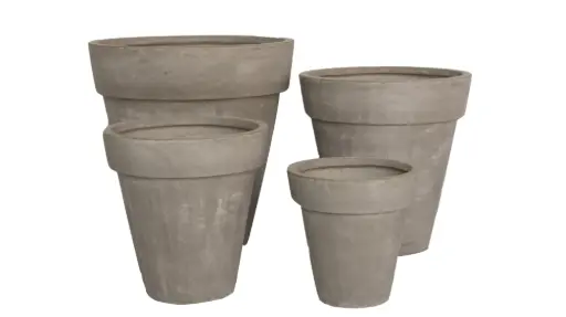 [BRAUN] Rim Planter Set - Sand Stone