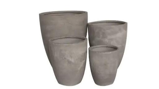 [BRAUN] Round Planter Set - Natural