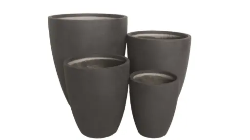 [BRAUN] Round Planter Set - Slate