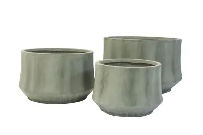 [BRAUN] Tall Fluted Planter