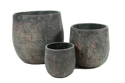 [BRAUN] Aged Bronze Planter