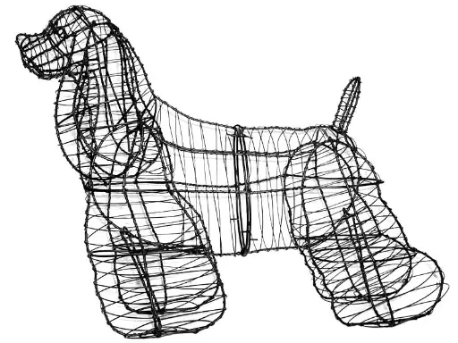 [BRAUN] Cocker Spaniel - 21"  (Frame)