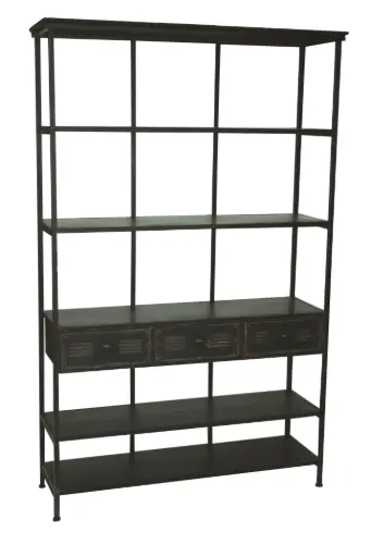 [BRAUN] Aged Industrial Wall Shelf System