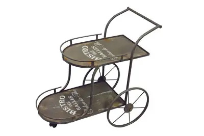 [BRAUN] Vintage Wine Cart