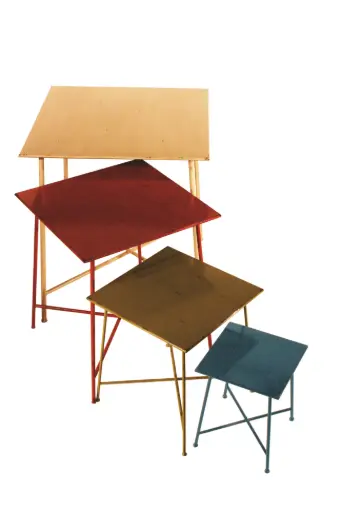 [BRAUN] Metal Cascading Waterfall Tables